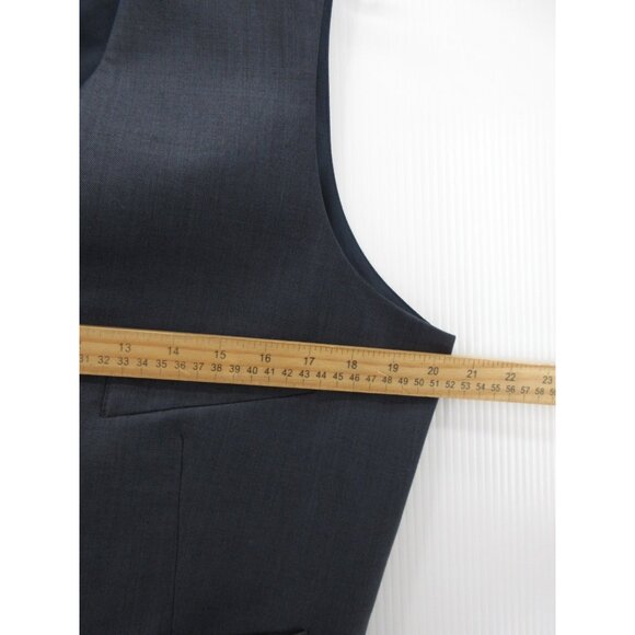 J Crew Waistcoat Vest Medium Wool Jacket Coat Belted Classic Formal - Picture 4 of 11